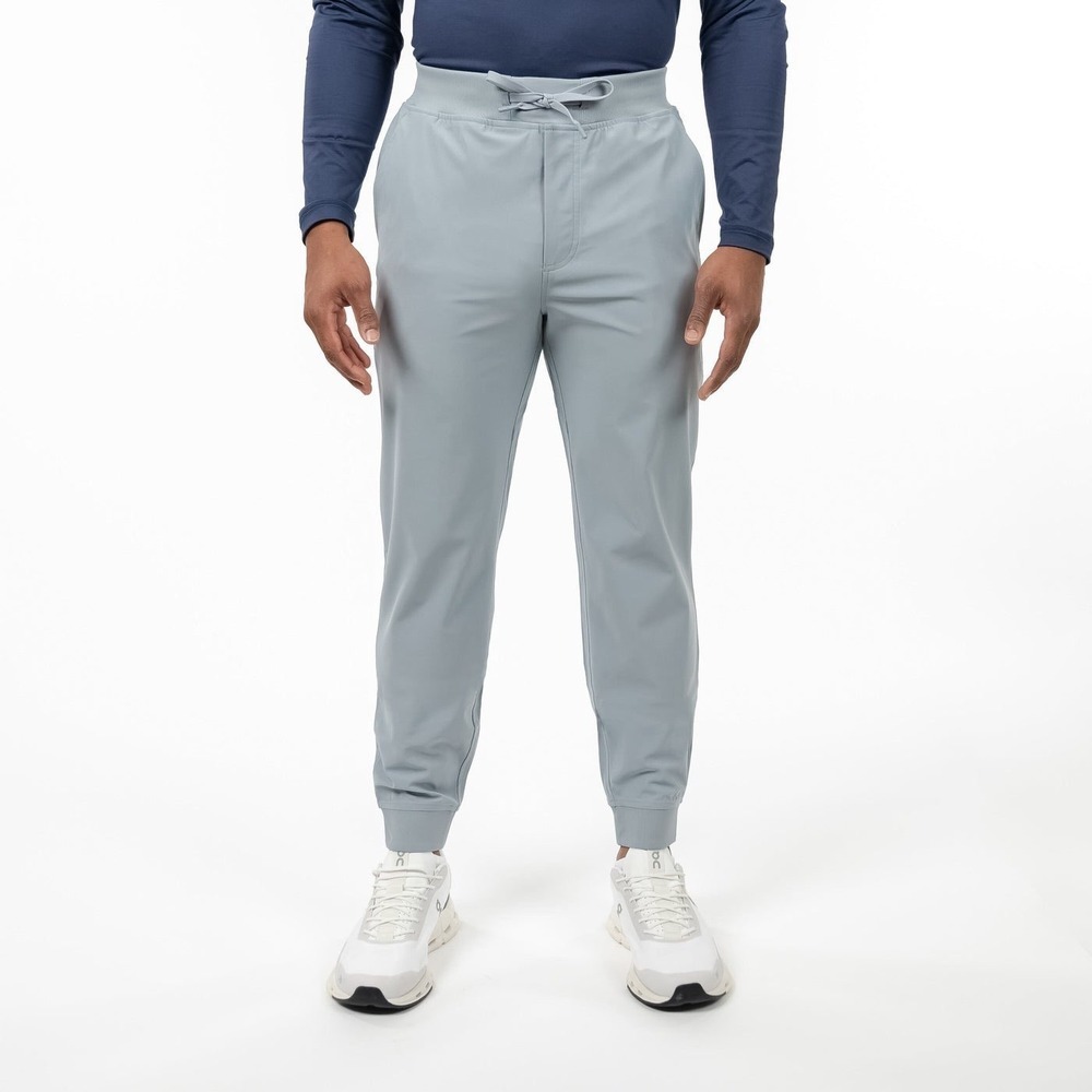 RHOBACK Men's Delta Performance Jogger, Thunder Gray, Size XXL